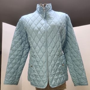 Baby blue Land's End jacket
